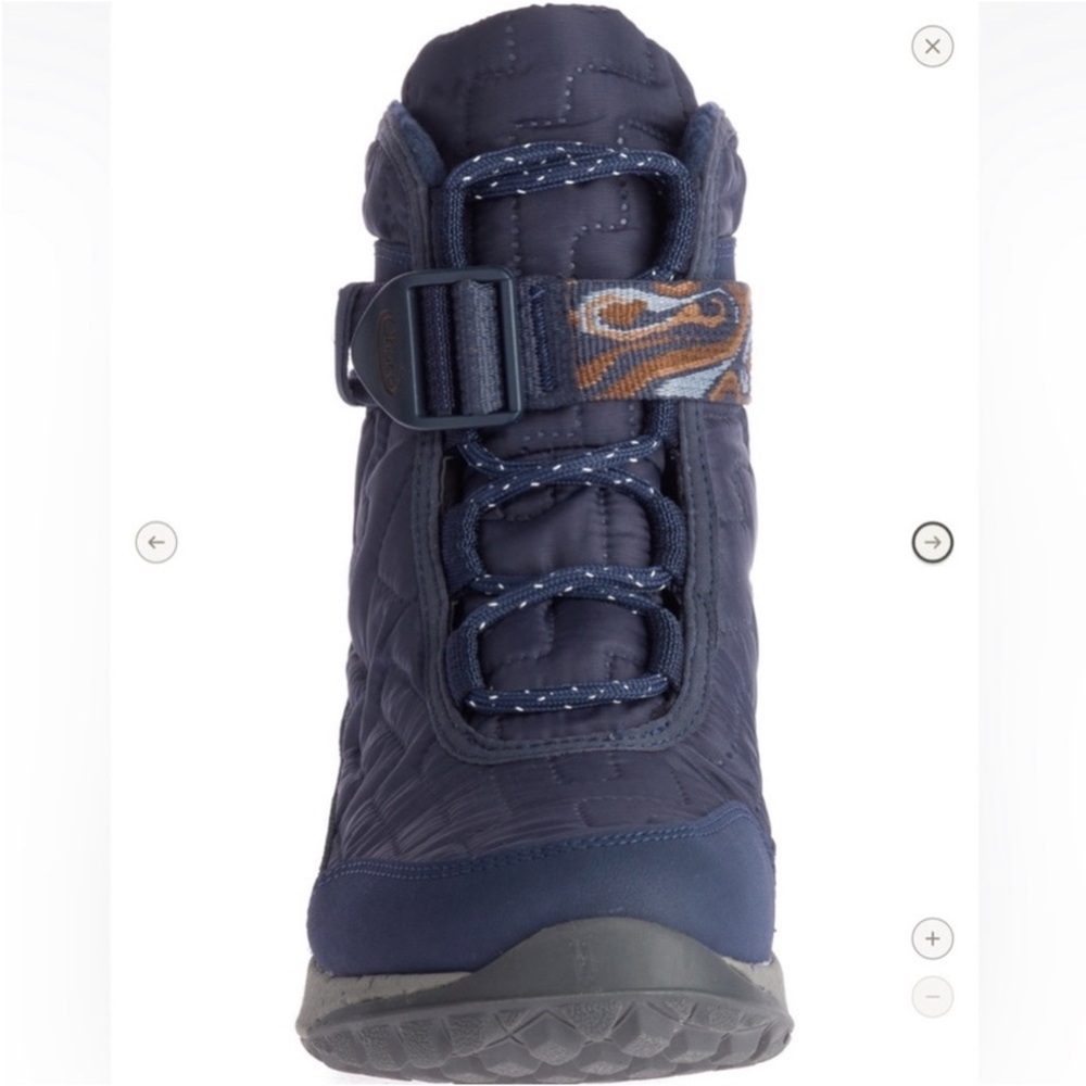 Chaco Women's Navy Blue and Orange Winter Boot